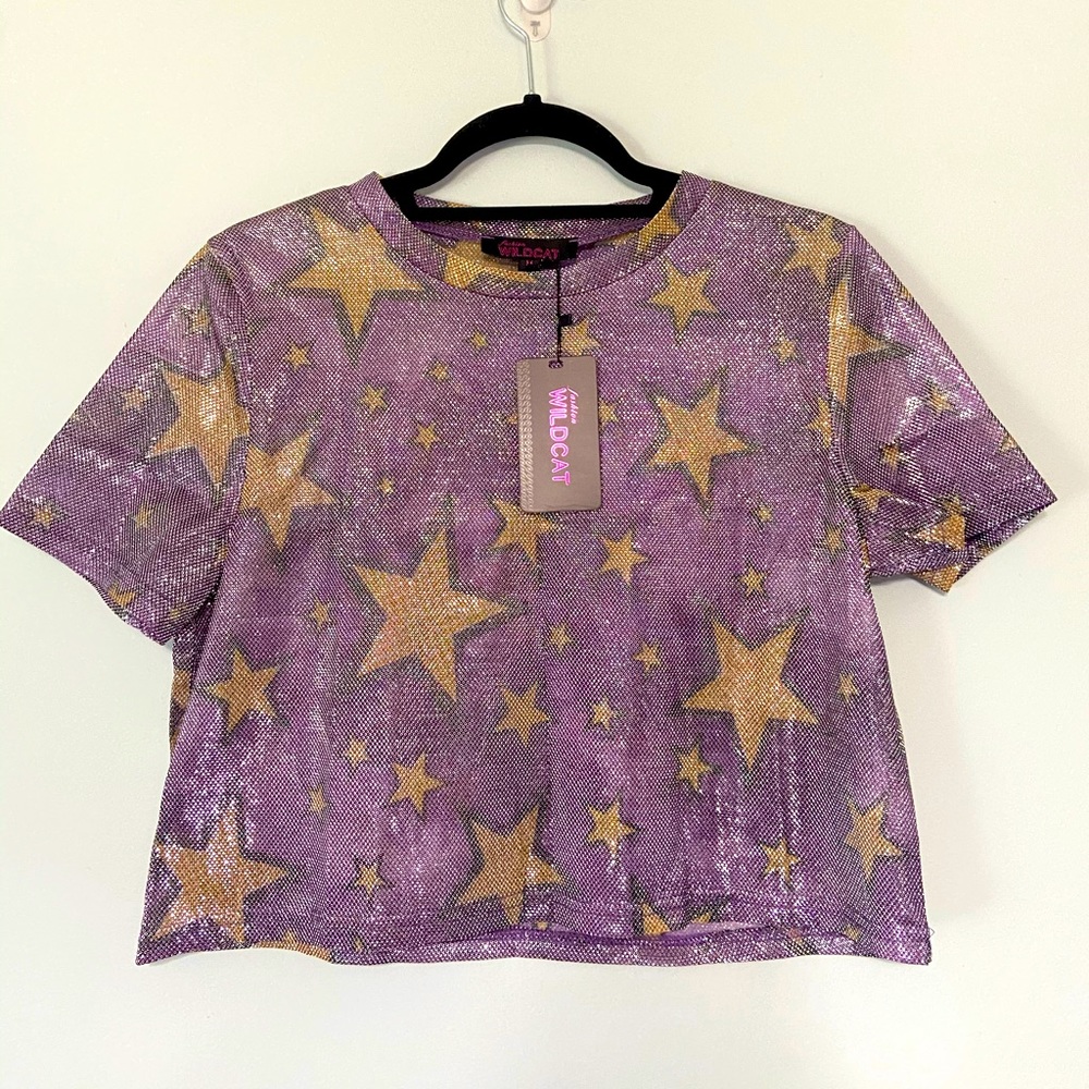 Shimmery star shirt